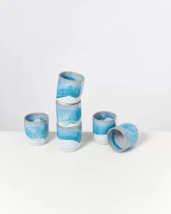 Motel a Miio Tassen & Becher>Cordoama 6Er Set Becher Klein Aqua