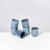 Motel a Miio 6 Teilige Sets>Cordoama 6Er Set Becher Klein Blau Gesprenkelt