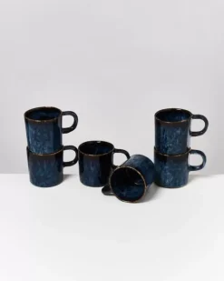 Motel a Miio 6 Teilige Sets>Cordoama 6Er Set Tasse Gros Dunkelblau