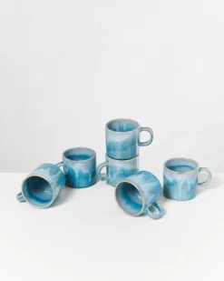 Motel a Miio Tassen & Becher>Cordoama 6Er Set Tasse Klein Aqua