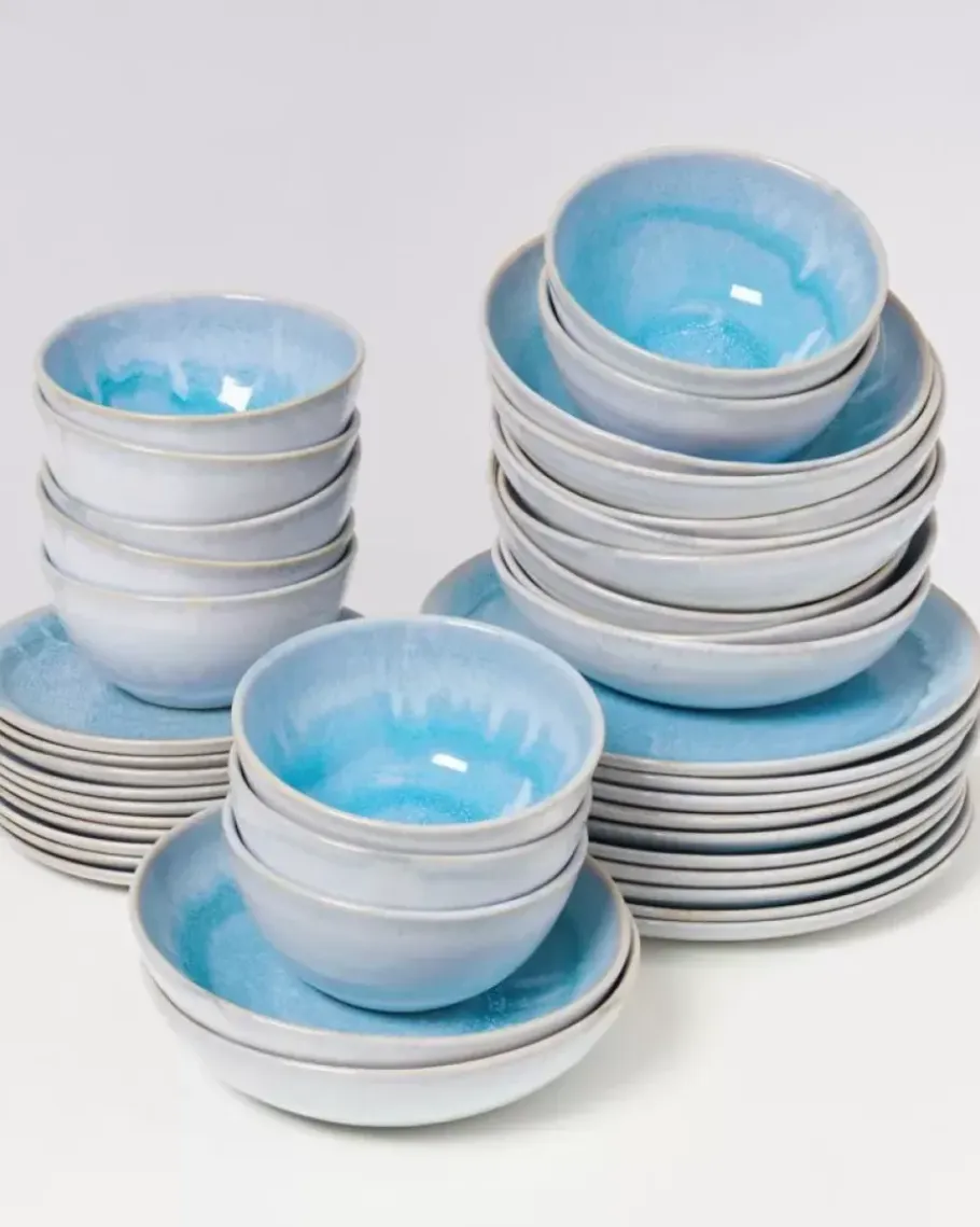 Motel a Miio 40 Teilige Sets>Cordoama Klassik Aqua - 40 Teiliges Set