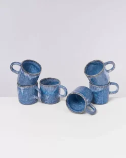 Motel a Miio Tassen & Becher>Cordoama Tasse Gros Blau Gesprenkelt