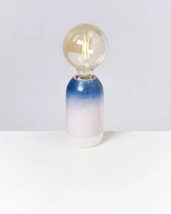 Motel a Miio Lampen>Farol Lampe Blau Rosa Gesprenkelt
