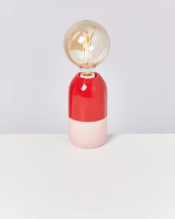 Motel a Miio Lampen>Farol Lampe Rot Rose