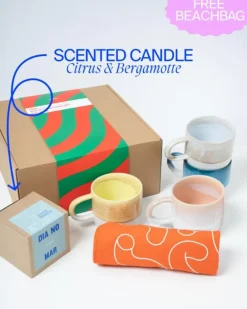 Motel a Miio Duftkerzen>Geschenkbox - 4 X Coimbra Teetasse & 1 X Duftkerze