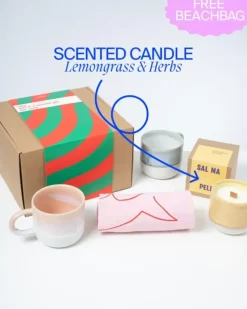 Motel a Miio Tassen & Becher>Geschenkbox - 2 X Coimbra Teetasse & 1 X Duftkerze