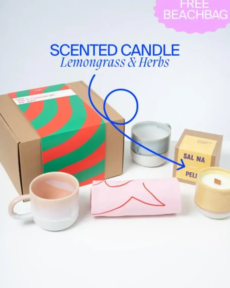 Motel a Miio Tassen & Becher>Geschenkbox - 2 X Coimbra Teetasse & 1 X Duftkerze