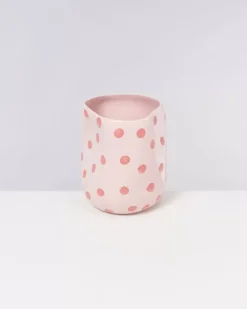 Motel a Miio Vasen>Joao Vase L Rosa Mit Punkten