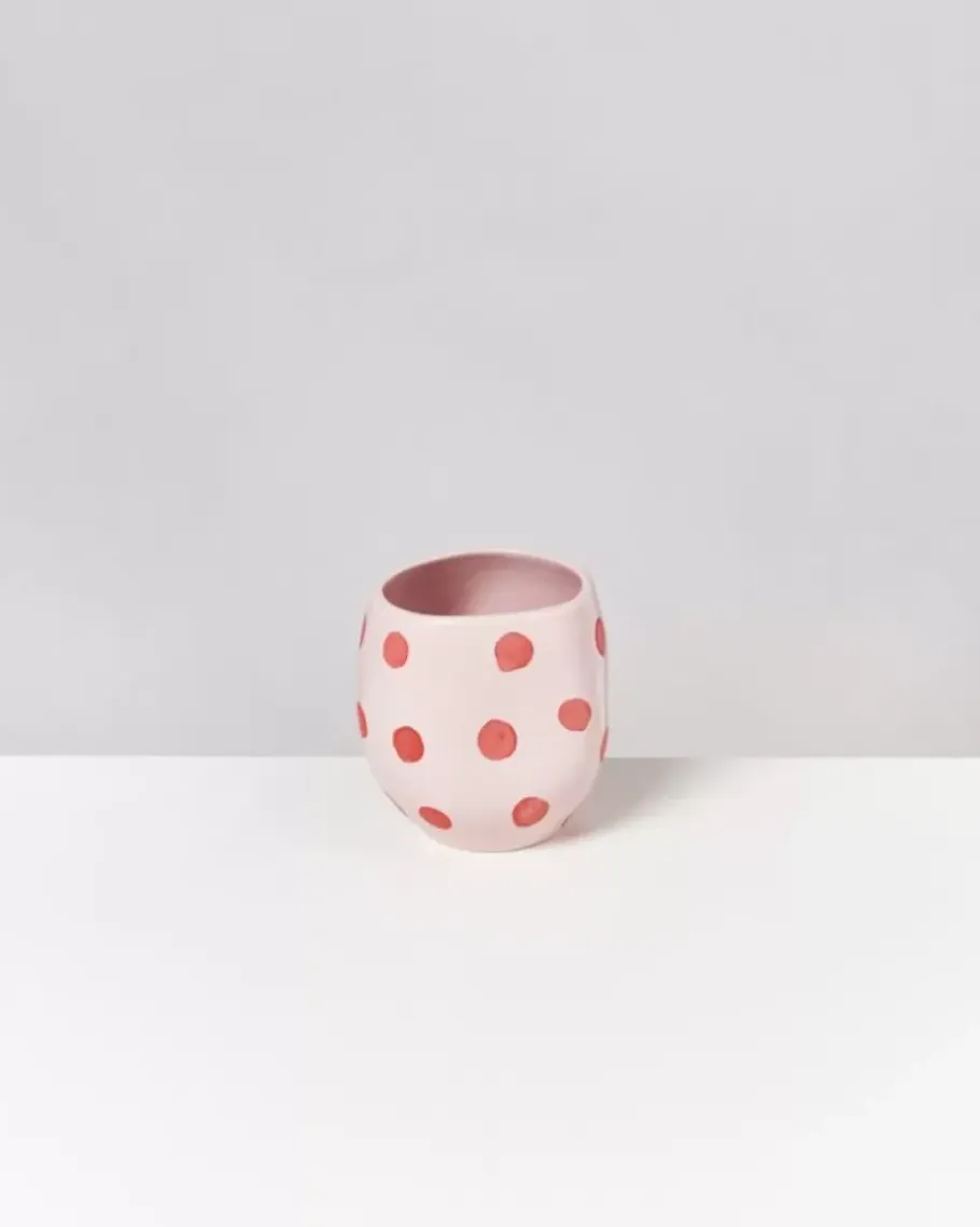Motel a Miio Vasen>Joao Vase M Rosa Mit Punkten