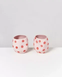 Motel a Miio Joao M>Joao Vase M Rosa Mit Punkten