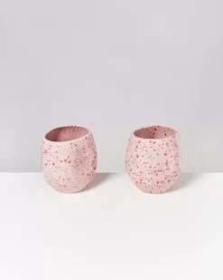 Motel a Miio Joao M>Joao Vase M Rosa Rot Gesprenkelt