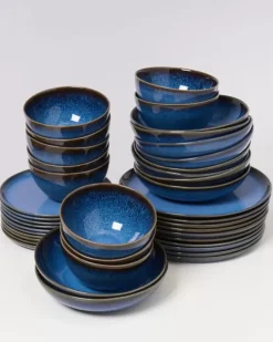 Motel a Miio Geschirr Sets>Melides Blue - 40 Teiliges Set