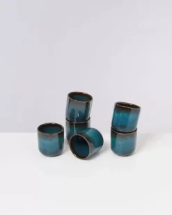 Motel a Miio Tassen & Becher>Melides 6Er Set Becher Klein Oceanblue