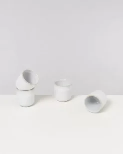 Motel a Miio Tassen & Becher>Melides 4Er Set Becher Klein White
