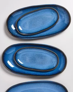 Motel a Miio Servierplatten>Melides Servierplatte L Blue