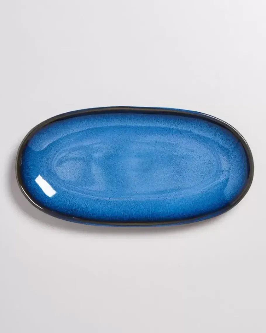 Motel a Miio Servierplatten>Melides Servierplatte L Blue