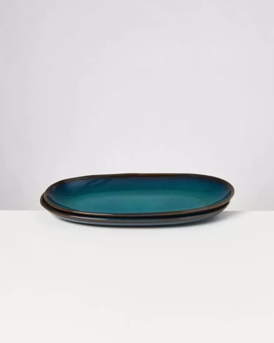 Motel a Miio Servierplatten>Melides Servierplatte L Oceanblue