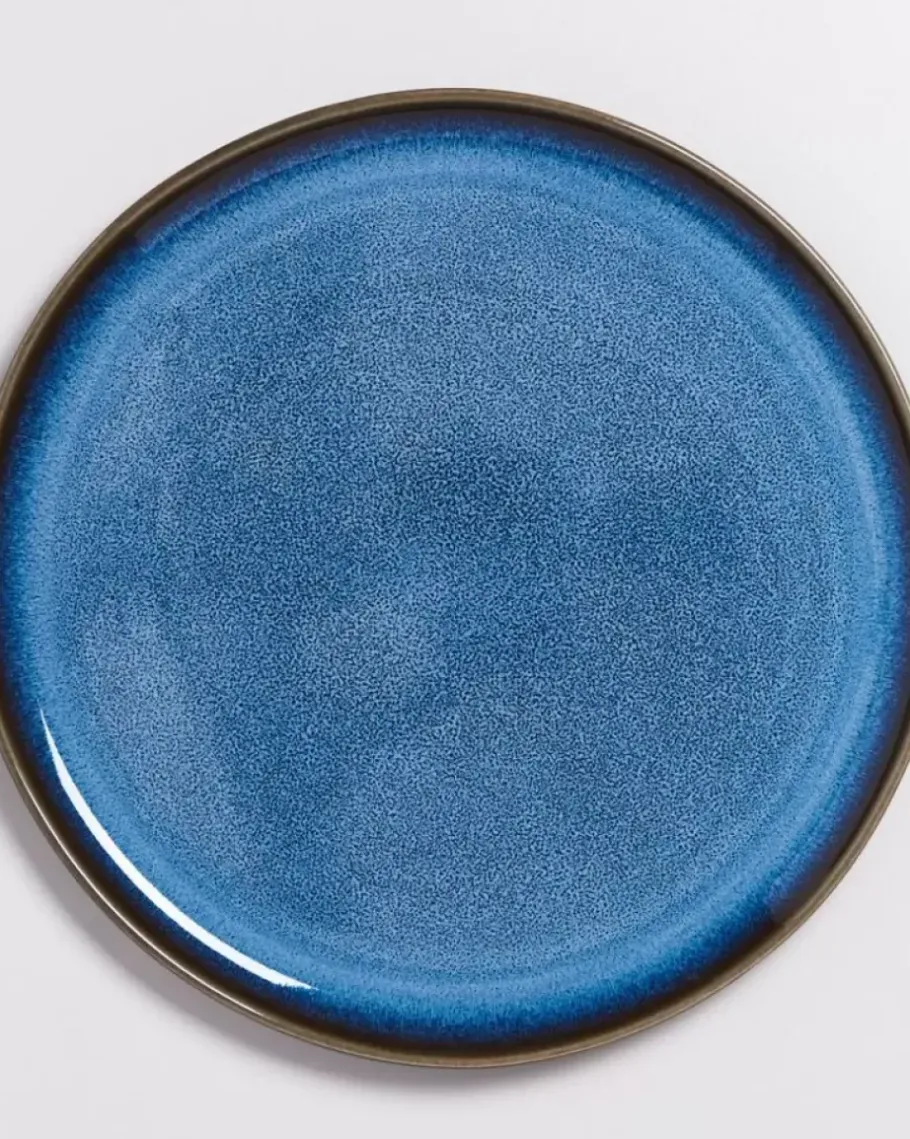 Motel a Miio Große Teller>Melides Teller Gros Blue