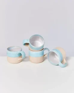 Motel a Miio Tassen & Becher>Nodoa 4Er Set Tasse Blue Dipped