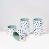 Motel a Miio 6 Teilige Sets>Nodoa 6Er Set Tasse Mint Mit Punkten