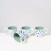 Motel a Miio 4 Teilige Sets>Nodoa 4Er Set Tasse Mint Mit Punkten