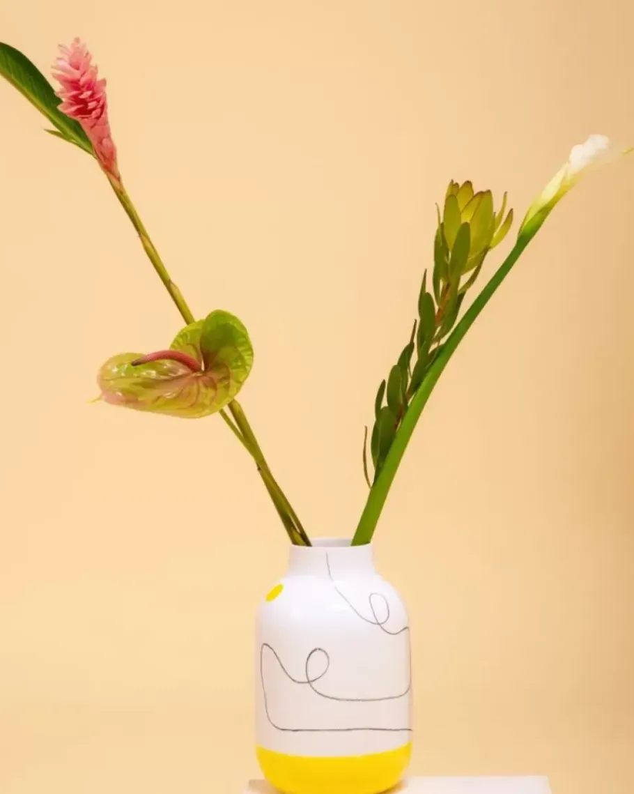 Motel a Miio Vasen>Nuno Vase L Arts White
