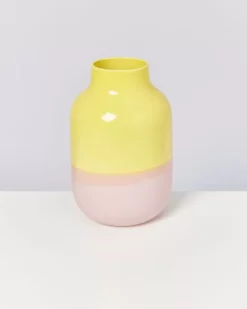 Motel a Miio Nuno L>Nuno Vase L Gelb Rose