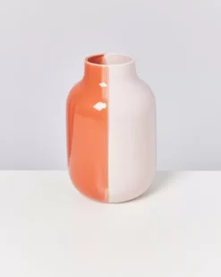 Motel a Miio Vasen>Nuno Vase L Half Coral Rose