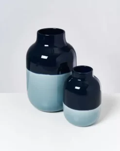 Motel a Miio Nuno L>Nuno Vase L Navy Hellblau