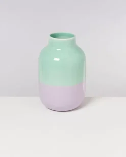 Motel a Miio Vasen>Nuno Vase L Pastellmint Lila