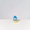 Motel a Miio Nuno S>Nuno Vase S Schwarz-Weis Gestreift Mit Blau