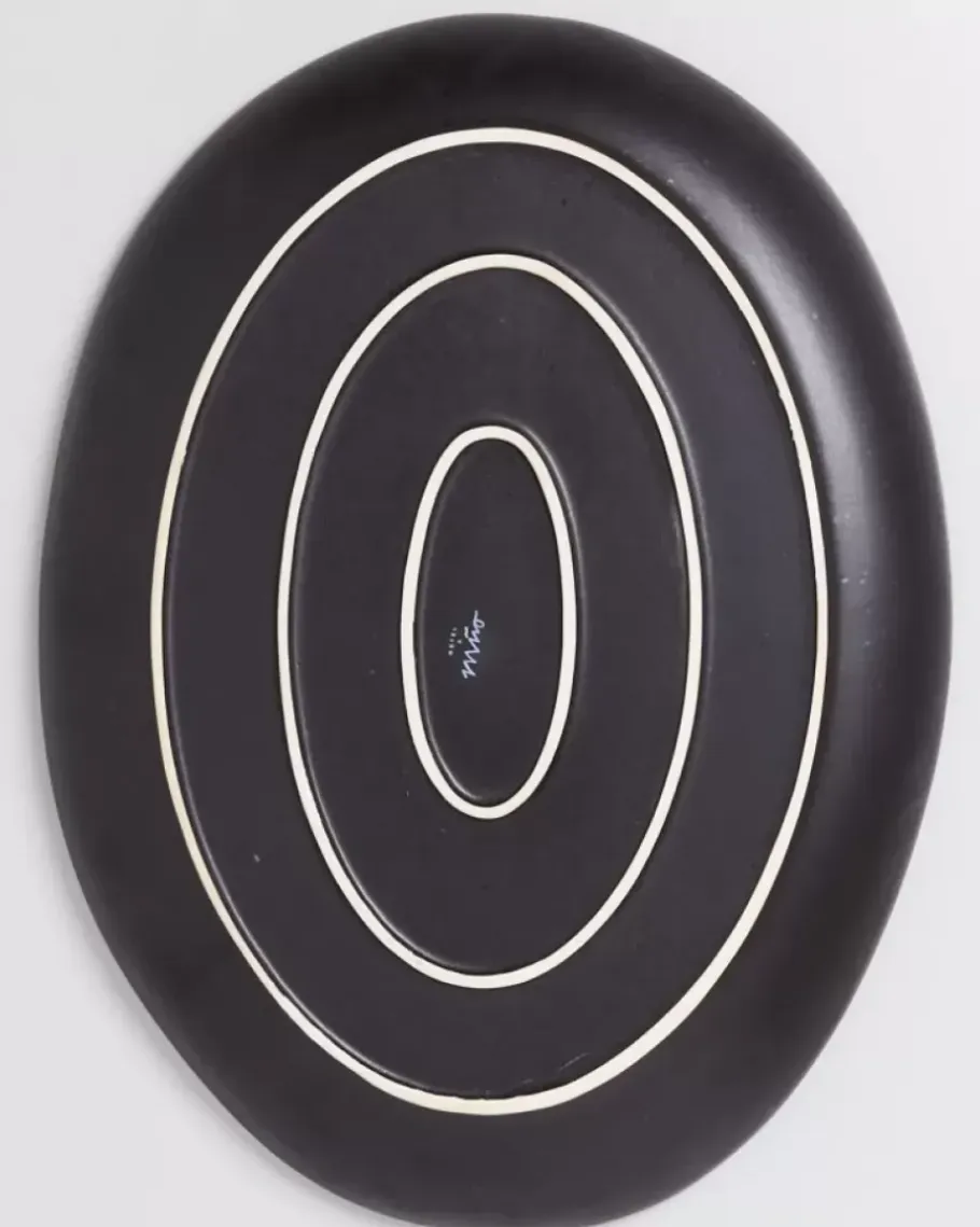 Motel a Miio Servierplatten>Sintra Servierplatte Oval Xl Schwarz