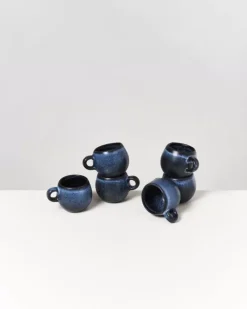 Motel a Miio Tassen & Becher>Turmalina 6Er Set Espressotasse Schwarz