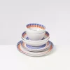 Motel a Miio Geschirr Sets>Verao Blau Orange - 8 Teiliges Set