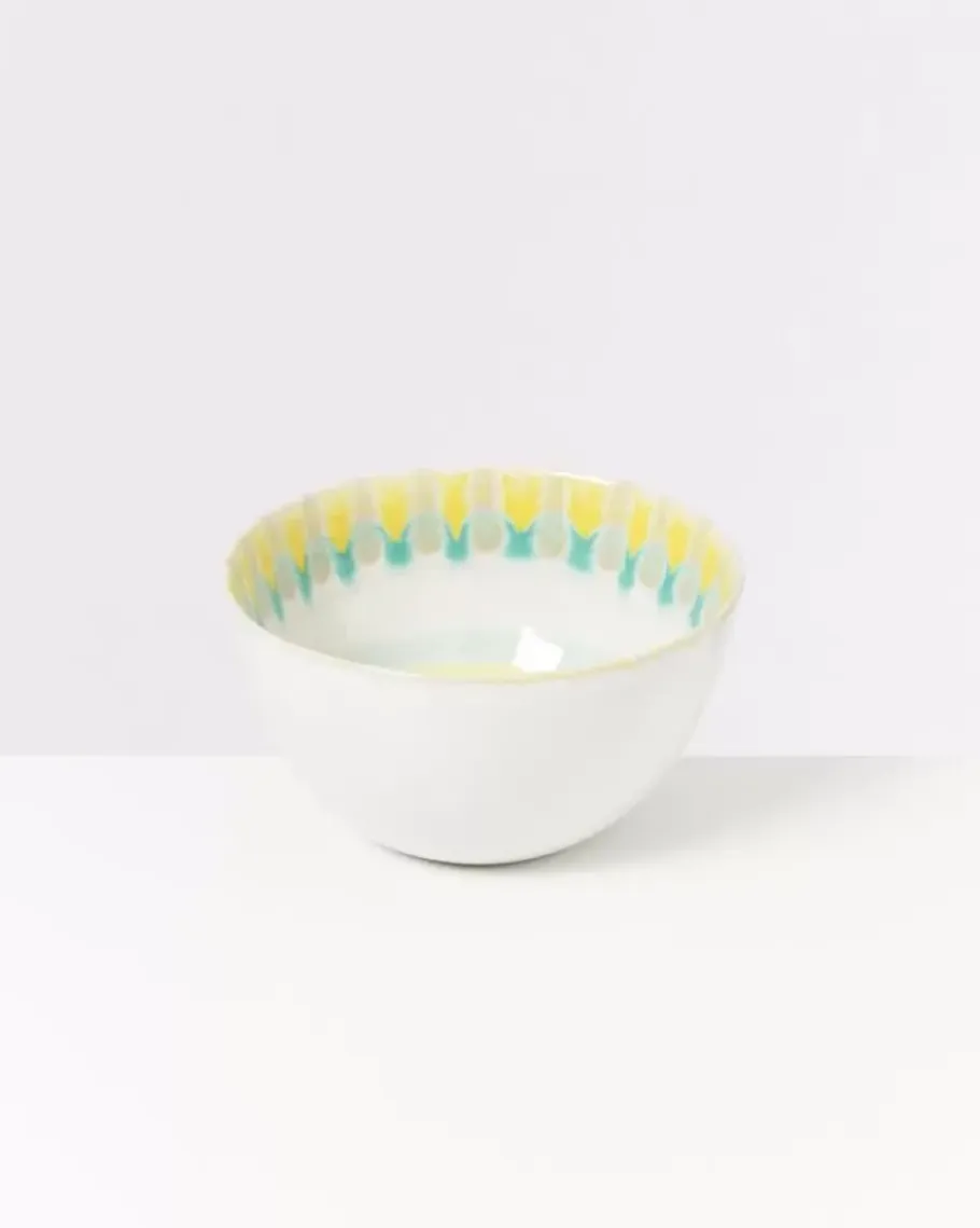 Motel a Miio Geschirr Sets>Verao Gelb Grun - 16 Teiliges Set