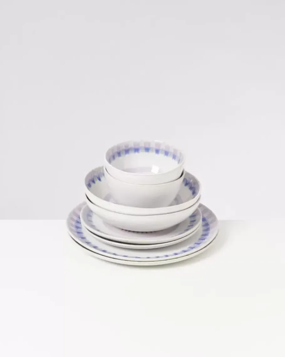 Motel a Miio Geschirr Sets>Verao Lila Blau - 8 Teiliges Set
